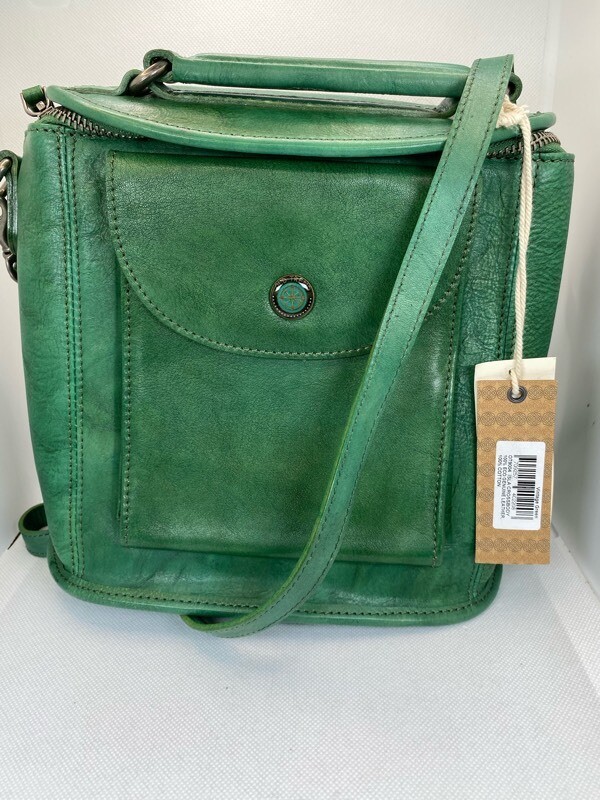 green crossbody bag
